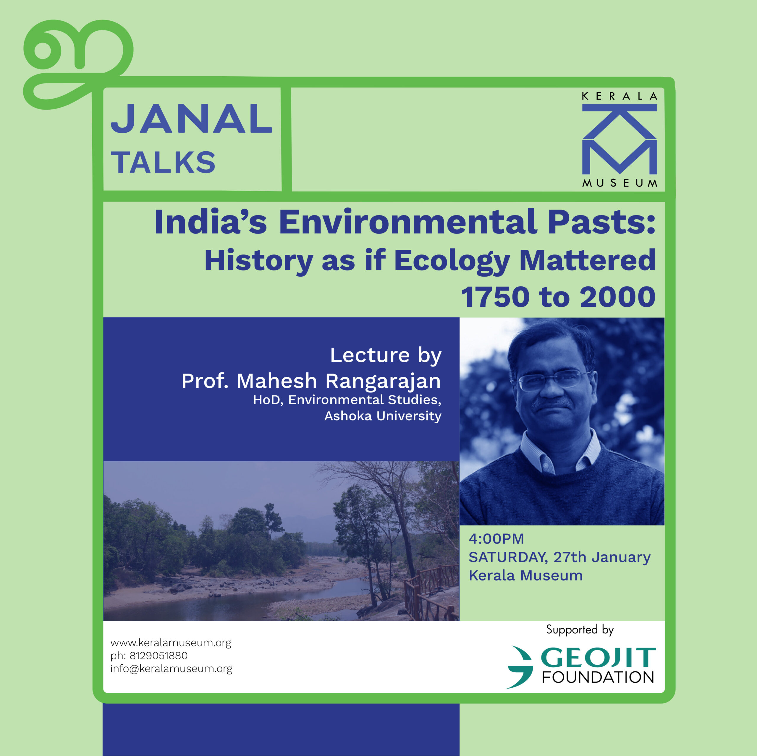 Janal Talks: India’s Environmental Pasts: History as if Ecology Mattered 1750 to 2000
